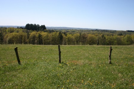 La vue depuis les chalets